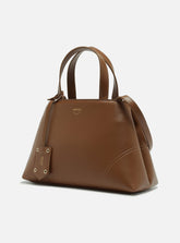 Bolsa Tote Marrom Média Costuras Bag Charm A 50011 0881 0002 Arezzo